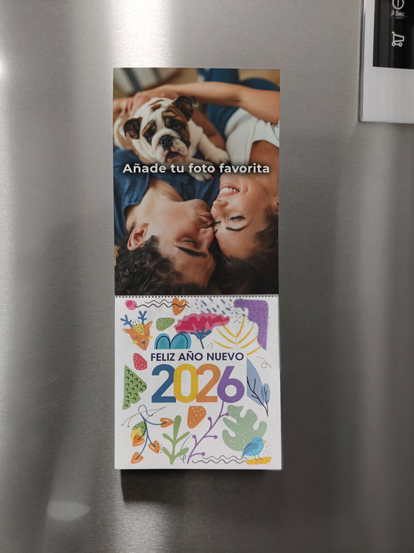 Calendarios de Nevera Personalizado con faldilla de meses