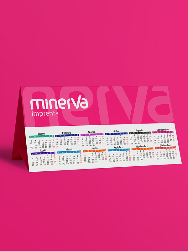 Calendarios de mesa trípode para empresas - Imagen 4