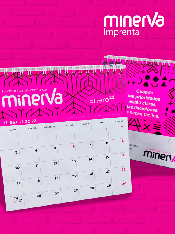 Calendarios de Sobremesa Cuadrados con Peana – Personalizados a Todo Color