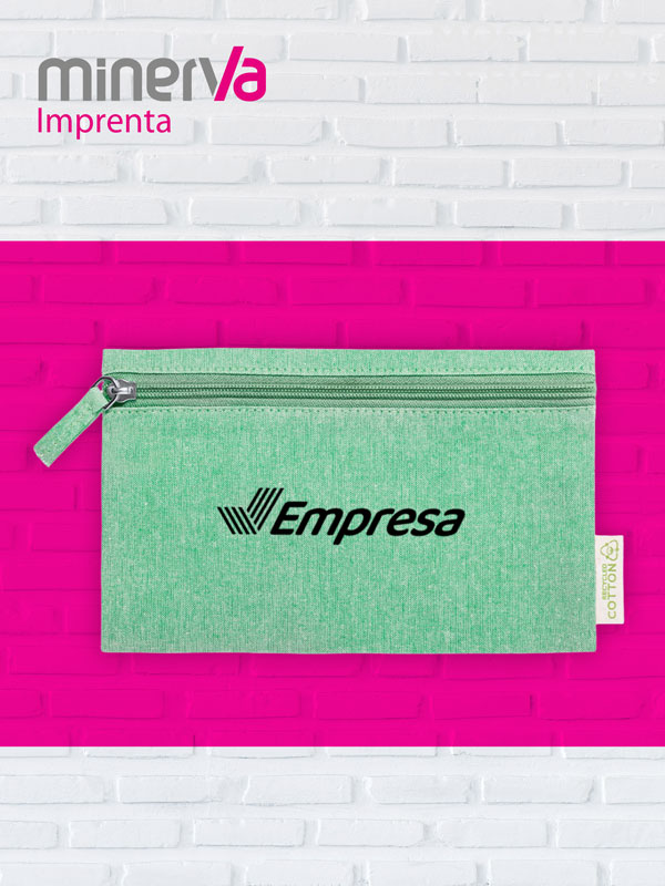 Neceser de Algodón Reciclado personalizado para eventos y empresas